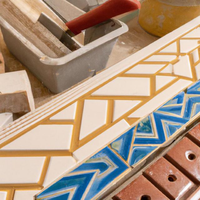 Jak zrobić półke z płytek ceramicznych?