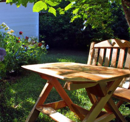 Jak zrobić stół ogrodowy drewniany?