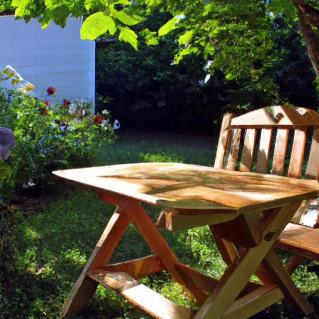 Jak zrobić stół ogrodowy drewniany?