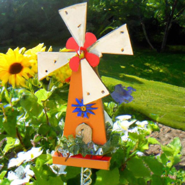 Jak zrobić wiatrak ogrodowy?